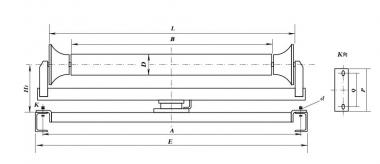 摩擦上平調(diào)心托輥組 DTII型